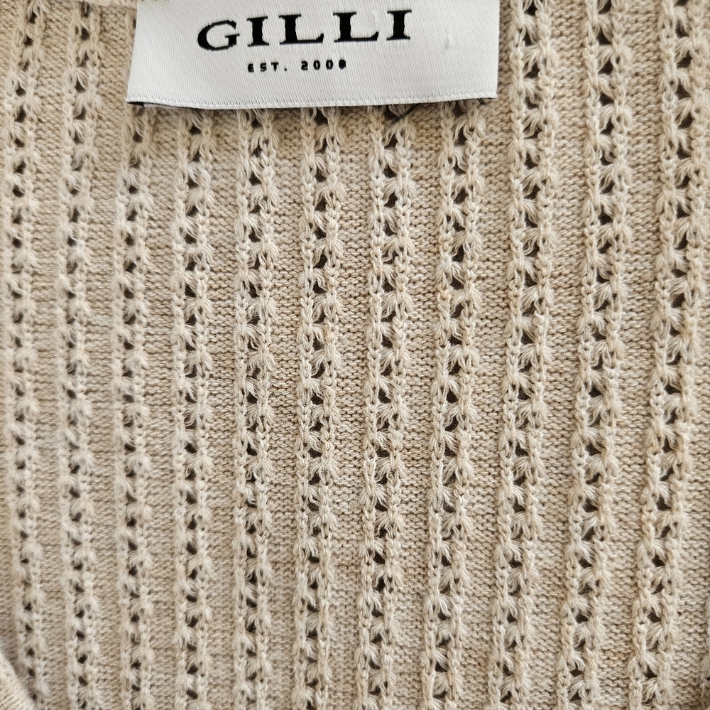 Gilli Button Front Rib Knit Tank - Picture 2 of 3
